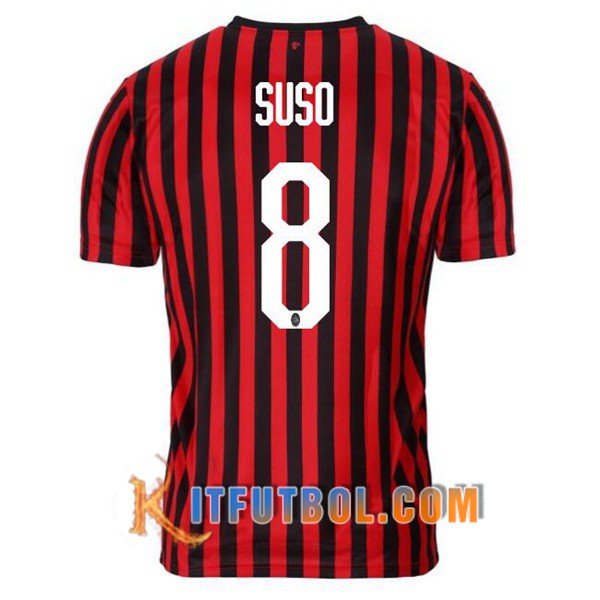 Camisetas Futbol Milan AC (SUSO 8) Primera 19/20