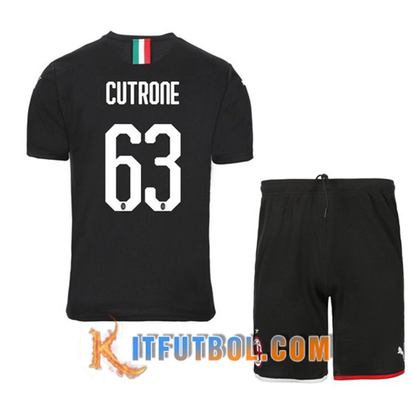 Camisetas Futbol Milan AC (CUTRONE 63) Tercera 19/20