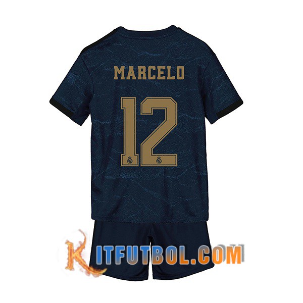 Camisetas Futbol Real Madrid (Marcelo 12) Ninos Segunda 19/20