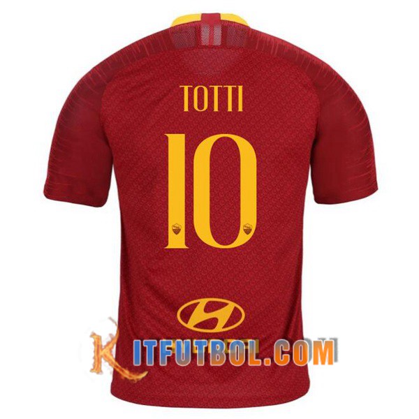 Camisetas Futbol AS Roma (TOTTI 10) Primera 19/20
