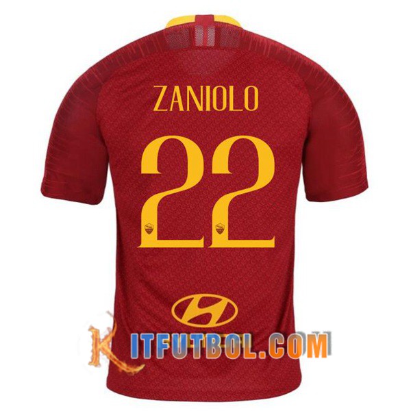 Camisetas Futbol AS Roma (ZANIOLO 22) Primera 19/20
