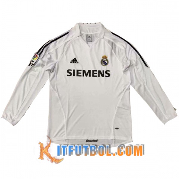 Camiseta Futbol Real Madrid Manga Larga Primera 2005/2006