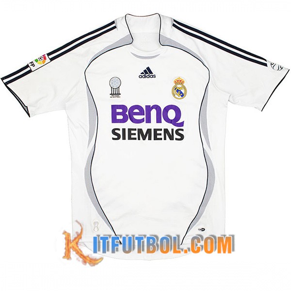 Camiseta Futbol Real Madrid Primera 2006/2007