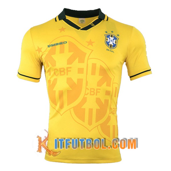 Camiseta Futbol Brasil Primera 1993/1994