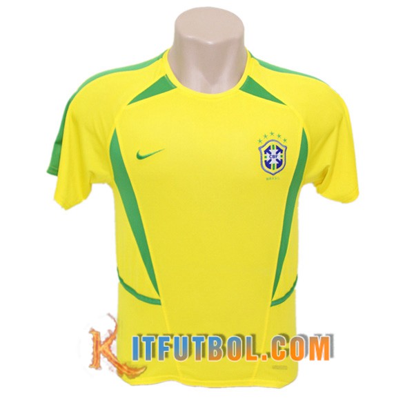 Camiseta Futbol Brasil Primera 2002/2003