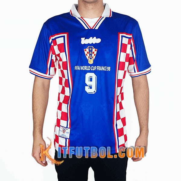Camiseta Futbol Croacia Segunda 1998