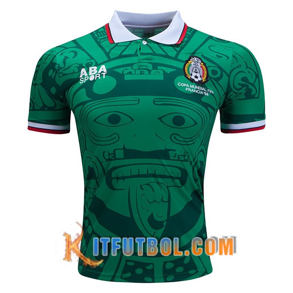 Camiseta Futbol Mexico Primera 1998