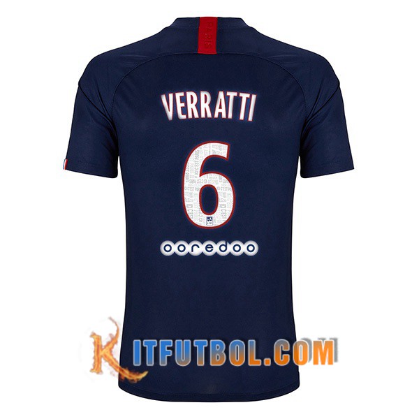 Camisetas Futbol PSG (VERRATTI 6) Primera 19/20
