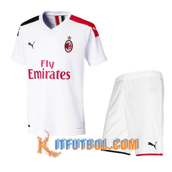 Camisetas Futbol Milan AC Ninos Segunda 19/20