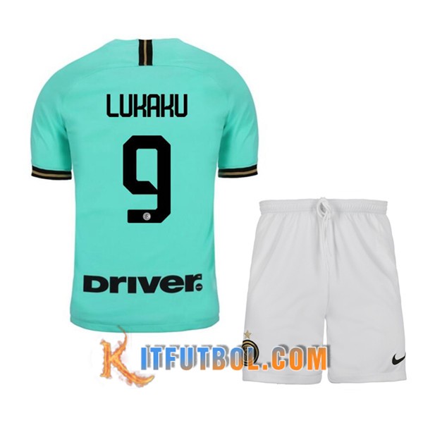 Camisetas Futbol Inter Milan (LUKAKU 9) Ninos Segunda 19/20