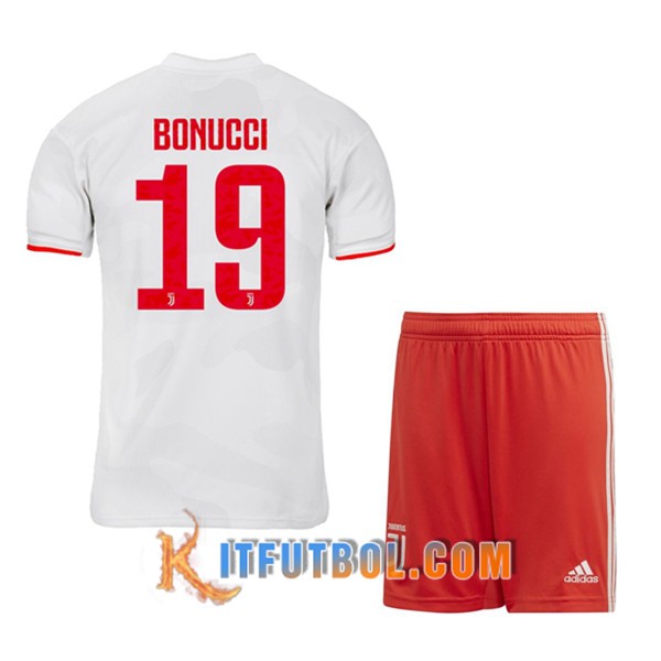 Camisetas Futbol Juventus (BONUCCI 19) Ninos Segunda 19/20