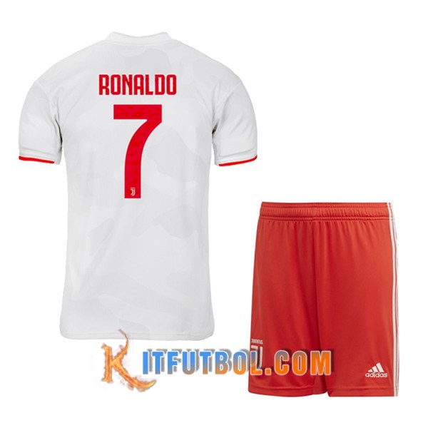 Camisetas Futbol Juventus (RONALDO 7) Ninos Segunda 19/20