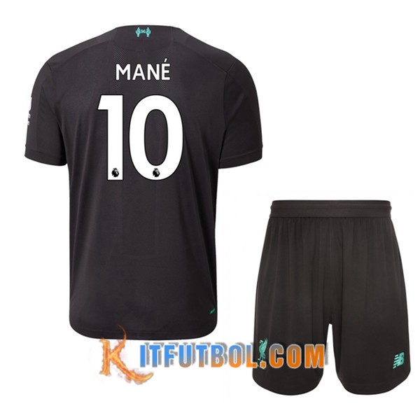 Camisetas Futbol FC Liverpool (Mane 10) Ninos Tercera 19/20