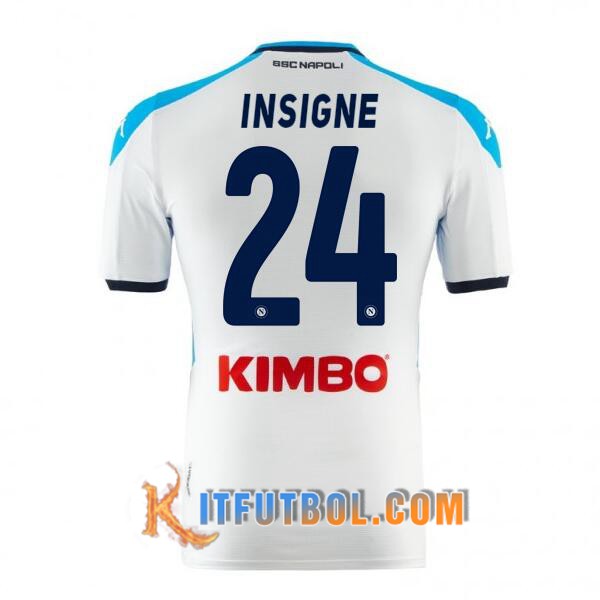 Camisetas Futbol SSC Napoli (INSIGNE 24) Tercera 19/20
