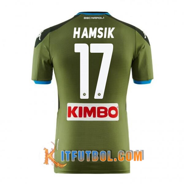 Camisetas Futbol SSC Napoli (HAMSIK 17) Segunda 19/20