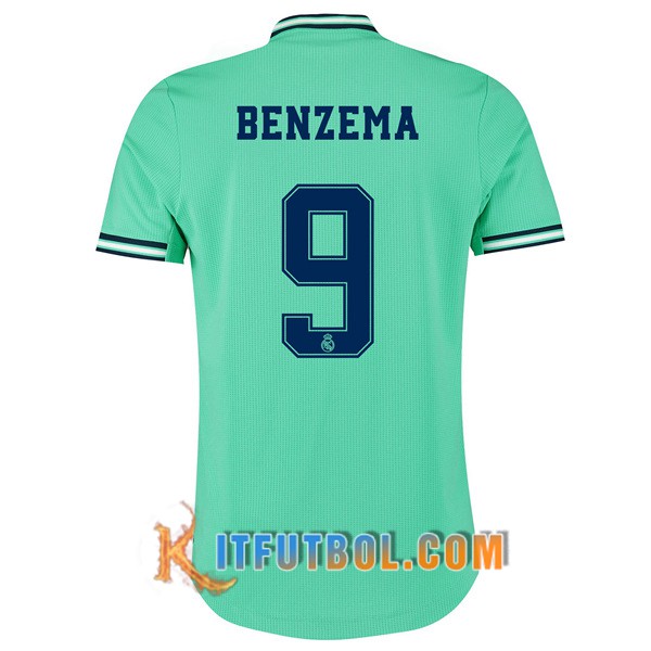 Camisetas Futbol Real Madrid (BENZEMA 9) Tercera 19/20