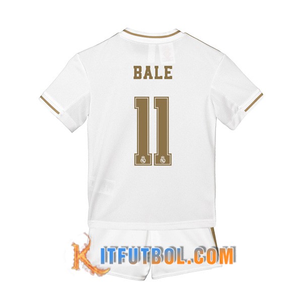 Camisetas Futbol Real Madrid (BALE 11) Ninos Primera 19/20