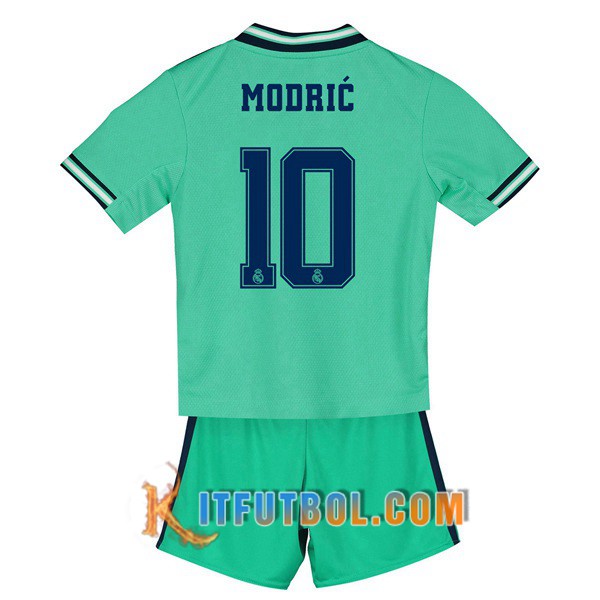 Camisetas Futbol Real Madrid (MODRIC 10) Ninos Tercera 19/20