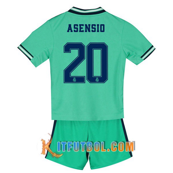 Camisetas Futbol Real Madrid (ASENSIO 20) Ninos Tercera 19/20