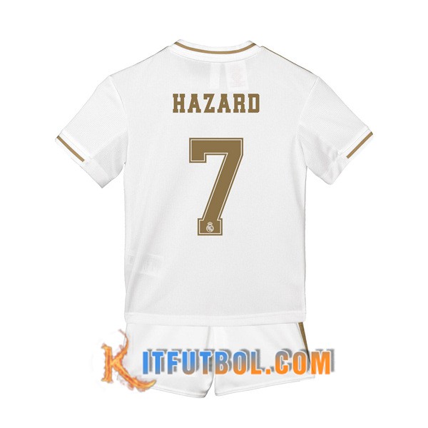 Camisetas Futbol Real Madrid (HAZARD 7) Ninos Primera 19/20