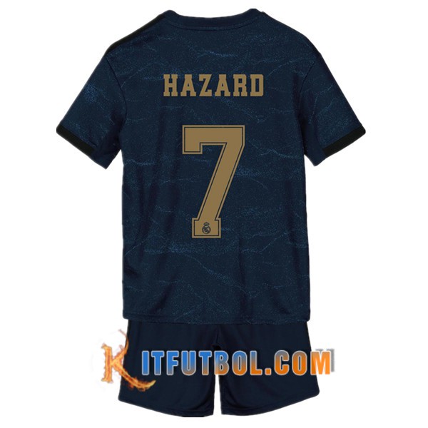 Camisetas Futbol Real Madrid (HAZARD 7) Ninos Segunda 19/20