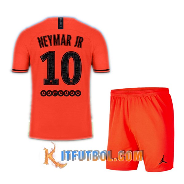 Camisetas Futbol PSG (NEYMAR JR 10) Ninos Segunda 19/20