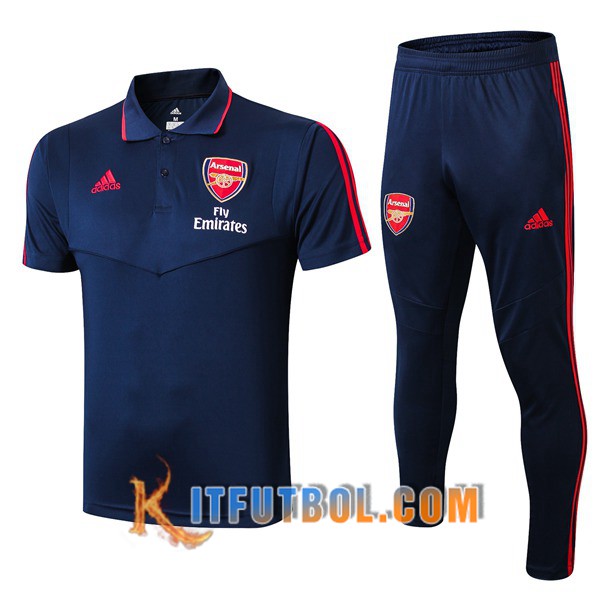 Nueva Polo Futbol Arsenal + Pantalones Azul Oscuro 19/20