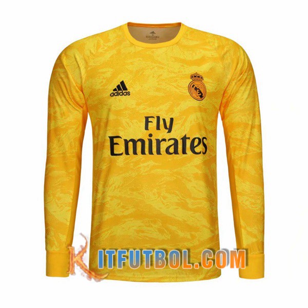 Camiseta Futbol Real Madrid Portero Amarillo 19/20