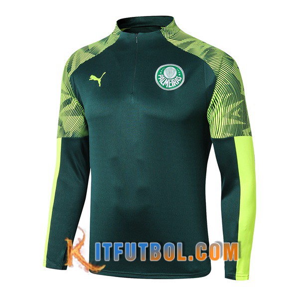 Nueva Entrenamiento Sudadera Palmeiras Verde 19/20