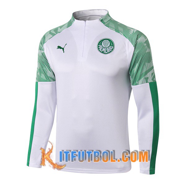 Nueva Entrenamiento Sudadera Palmeiras Blanco 19/20