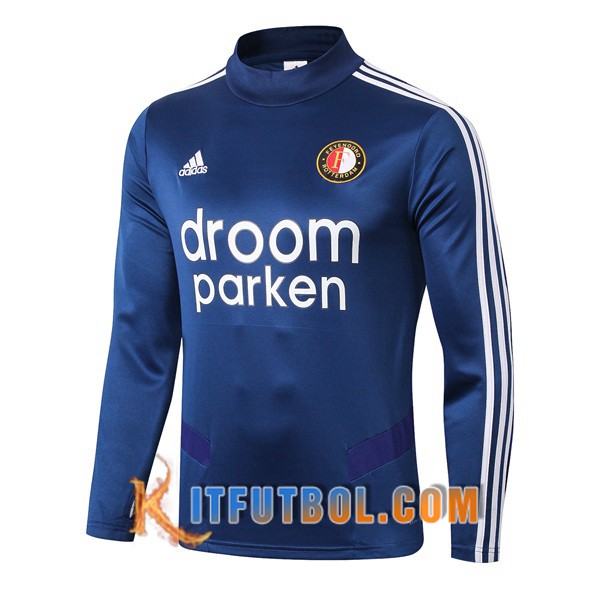 Nueva Entrenamiento Sudadera Feyenoord Rotterdam Azul 19/20
