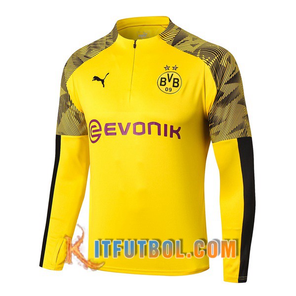 Nueva Entrenamiento Sudadera Dortmund BVB Amarillo 19/20
