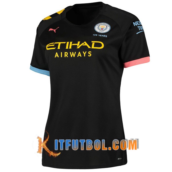 Camisetas Personalizadas Futbol Manchester City Mujer Segunda 19/20