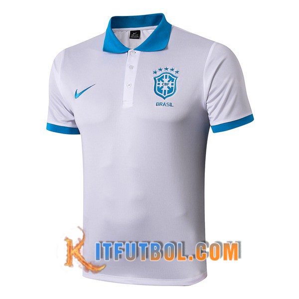 Nueva Polo Futbol Brasil Blanco 19/20