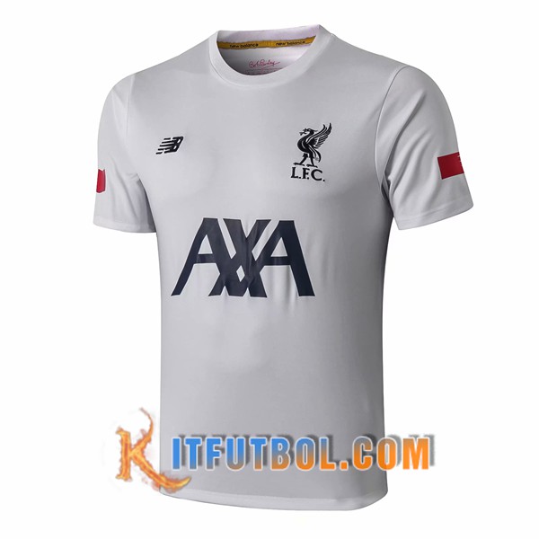 Camiseta Entrenamiento FC Liverpool AXA Blanco 19/20