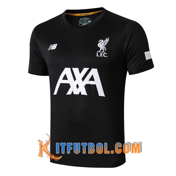 Camiseta Entrenamiento FC Liverpool AXA Negro 19/20