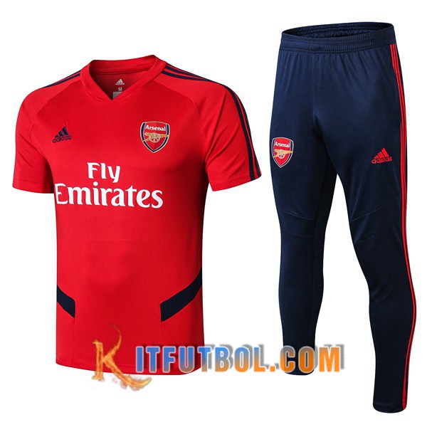 Camiseta Entrenamiento Arsenal + Pantalones Roja 19/20