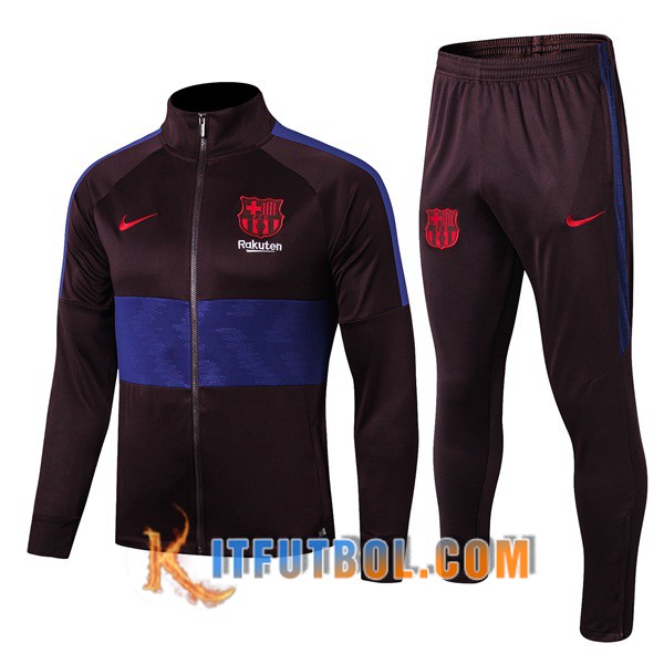 Nueva Chandal Futbol - Chaqueta + Pantalones FC Barcelona Purpura Azul 19/20