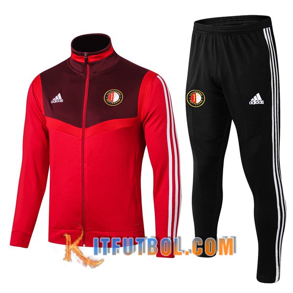 Nueva Chandal Futbol - Chaqueta + Pantalones Feyenoord Rotterdam Roja 19/20