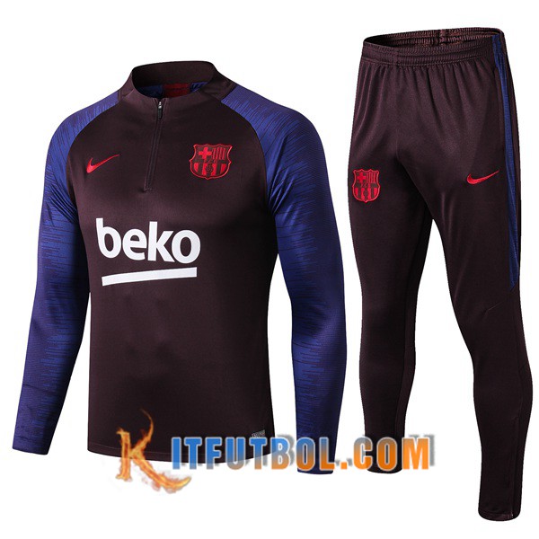 Nueva Chandal Futbol + Pantalones FC Barcelona Purpura Azul 19/20