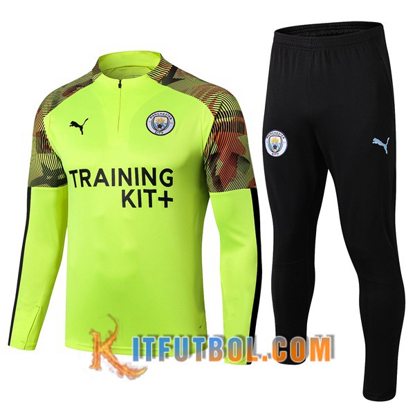 Nueva Chandal Futbol + Pantalones Manchester City Verde 19/20