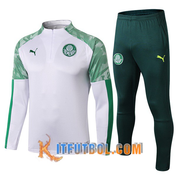 Nueva Chandal Futbol + Pantalones Palmeiras Blanco 19/20