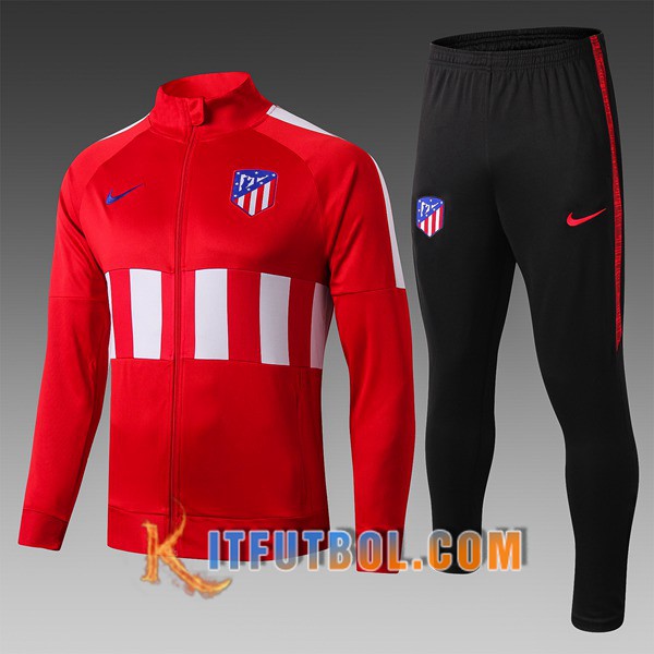 Nueva Chandal Futbol - Chaqueta Atletico Madrid Ninos Roja 19/20