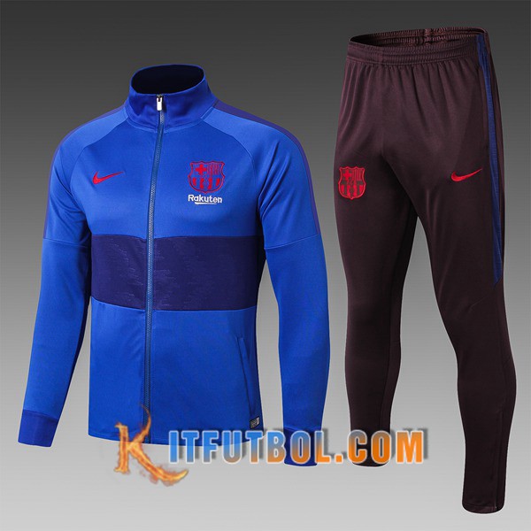 Nueva Chandal Futbol - Chaqueta FC Barcelona Ninos Azul 19/20