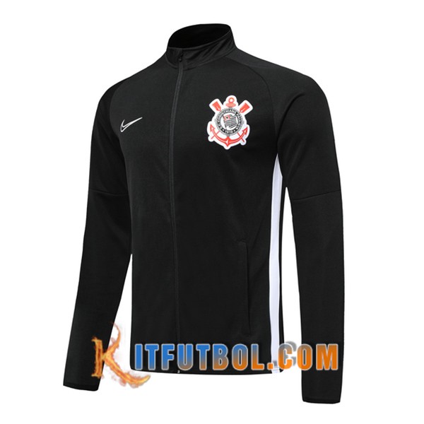 Nueva Chaqueta Futbol Corinthians Negro 19/20