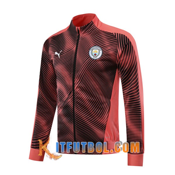 Nueva Chaqueta Futbol Manchester City Negro Rosa 19/20