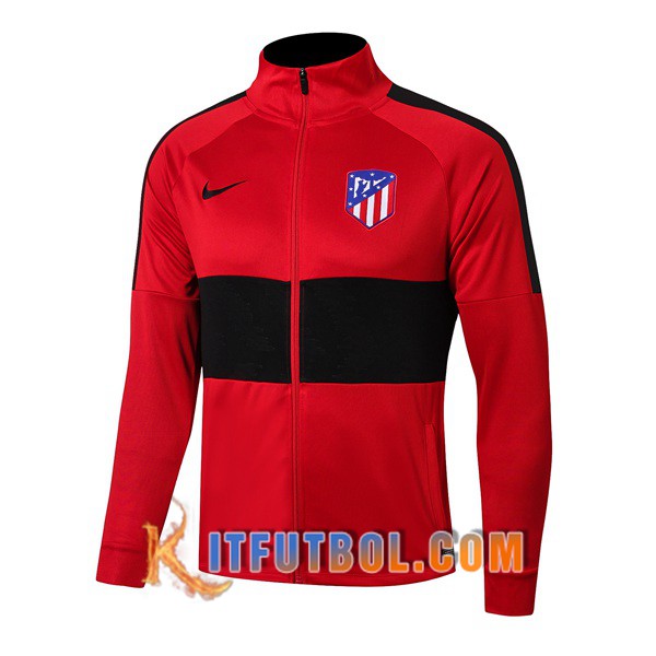 Nueva Chaqueta Futbol Atletico Madrid Roja Negro 19/20