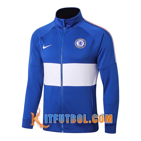 Nueva Chaqueta Futbol FC Chelsea Azul Blanco 19/20