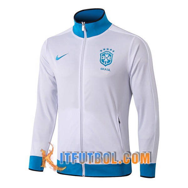 Nueva Chaqueta Futbol Brasil Blanco 19/20