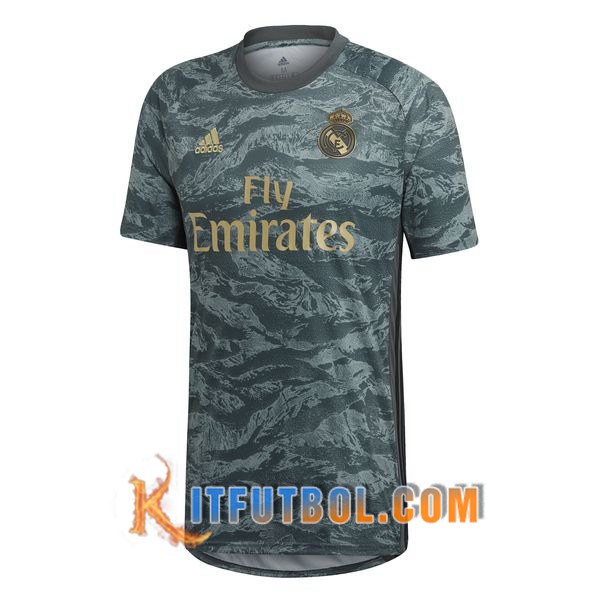 Camisetas Futbol Real Madrid Portero Gris 19/20